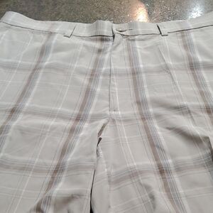 Hogan Men's Plaid Cream Shorts